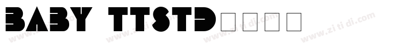 Baby ttstd字体转换